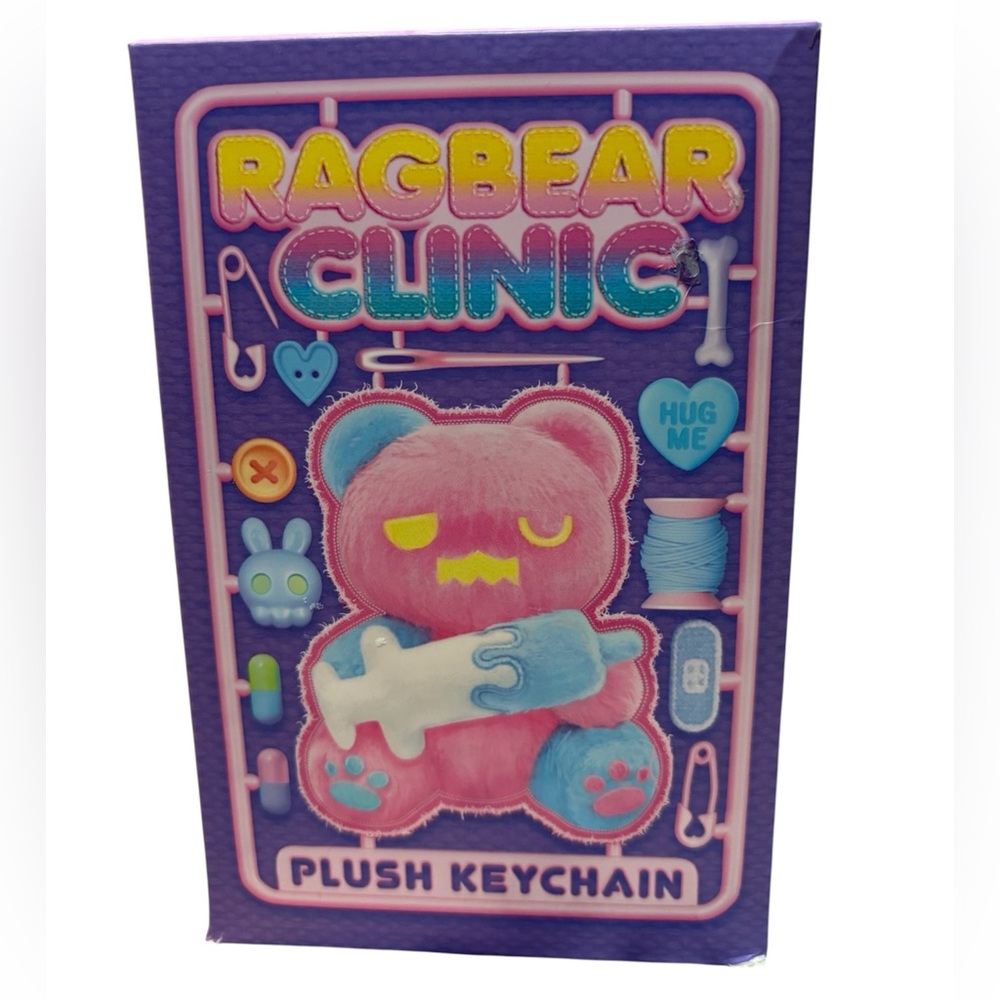 Ragbear Clinic Plush Keychain